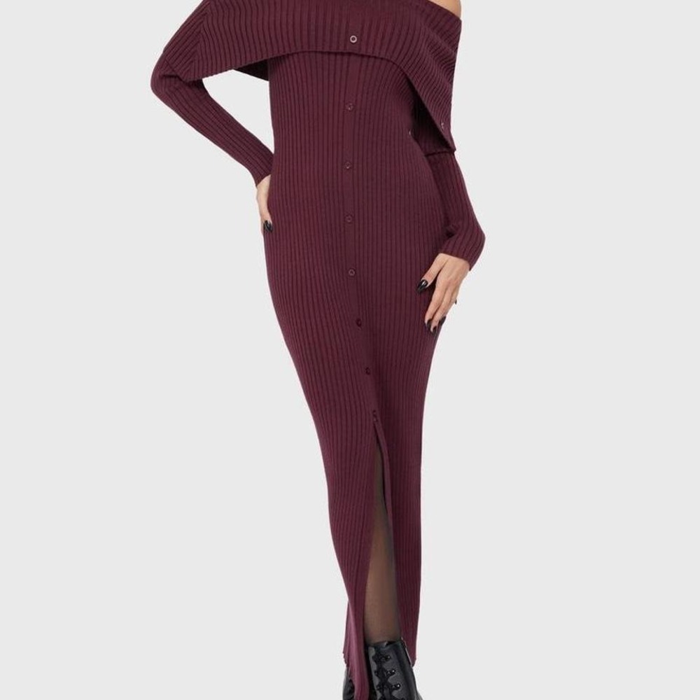 killstar dusk empress dress in purple size XL goth
